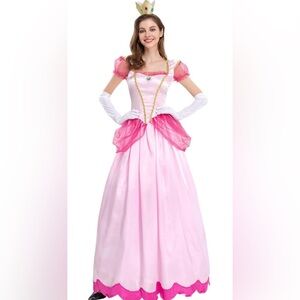 Amazon Pink Princess Costume with Crown